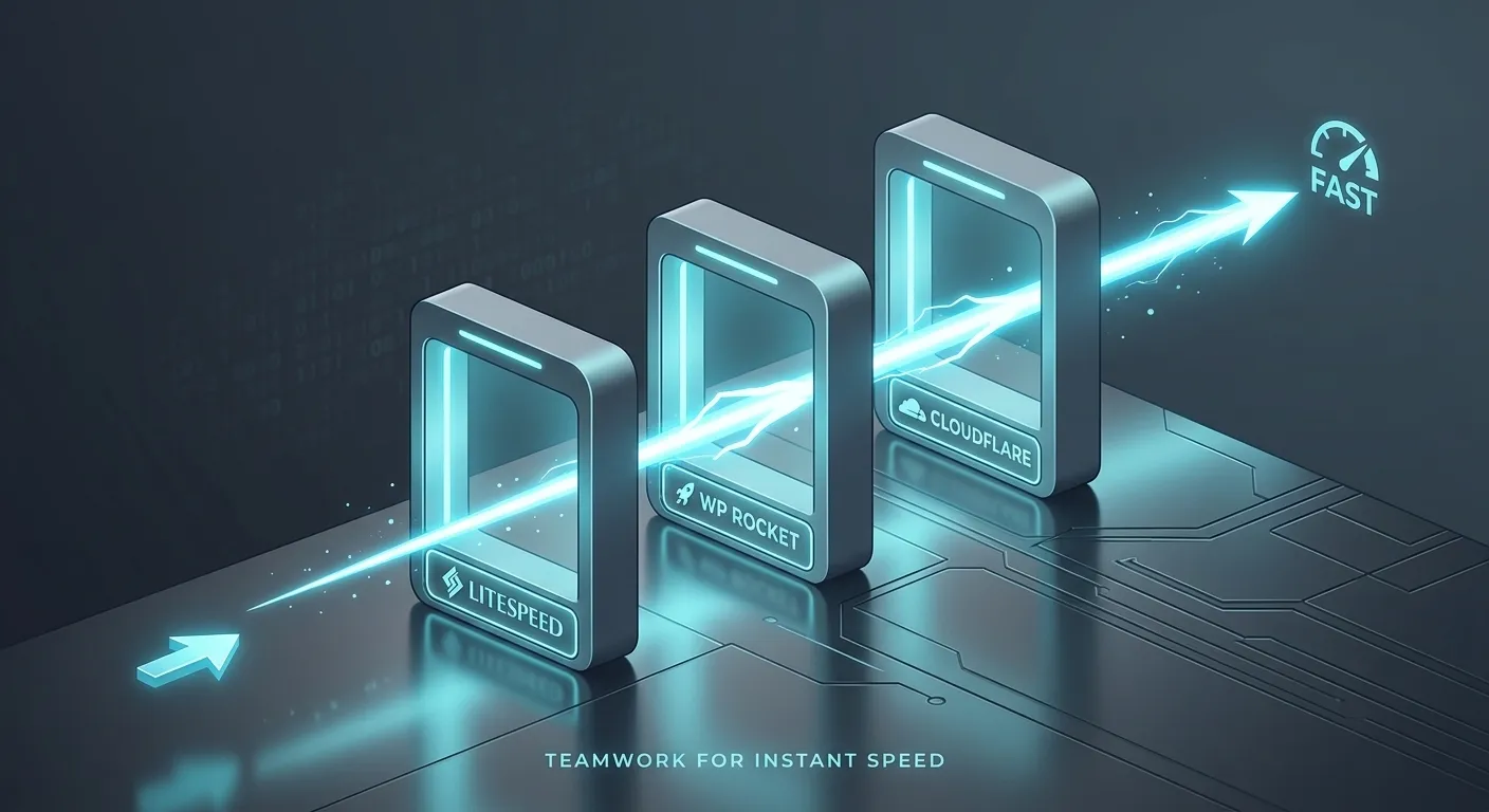 Best Caching Setup for WordPress (LiteSpeed vs WP Rocket vs Cloudflare)